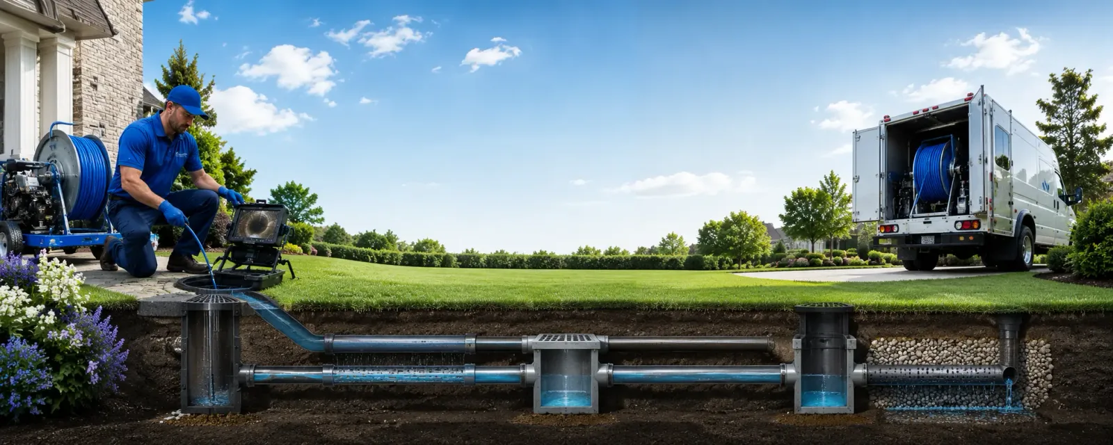 Outdoor drain cleaning information for Midway, WV